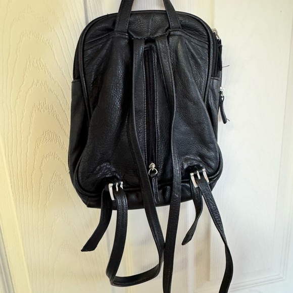 Rare Marino Fabiani Leather Backpack Bag - Picture 8 of 12